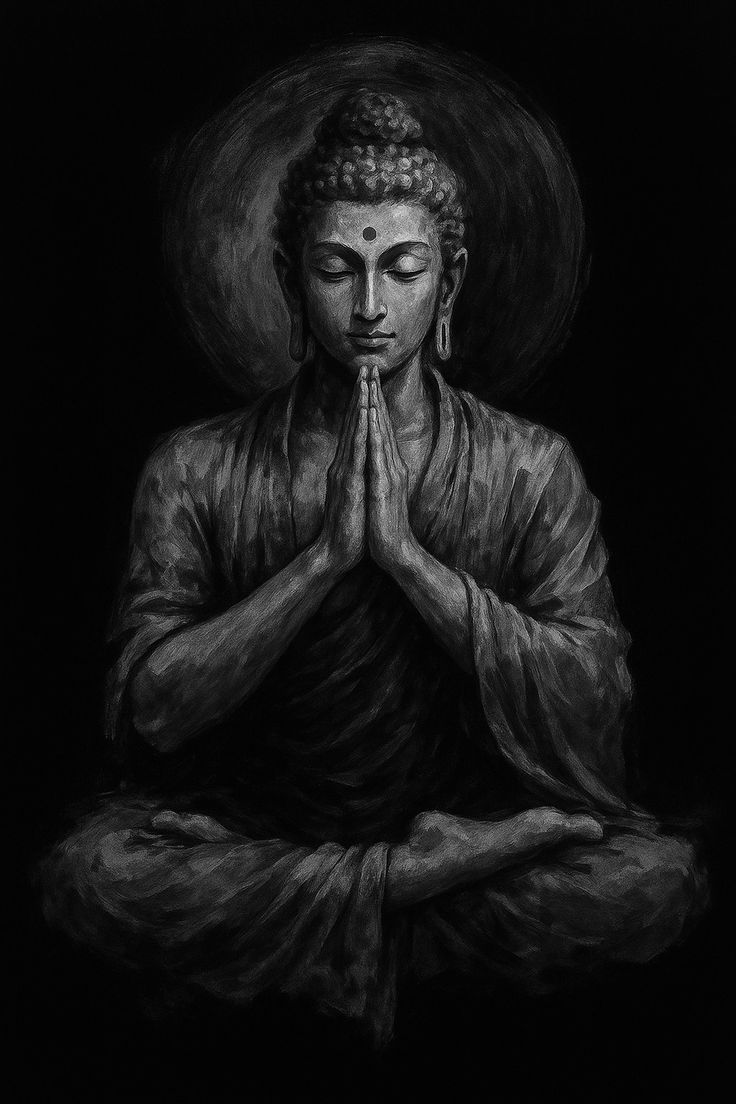budhha praying